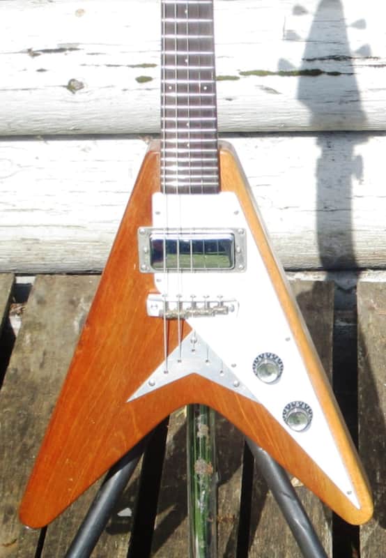 Kevin Parsons 5-string Flying V electric mandolin, early 2000s image 1