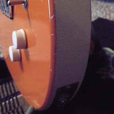 Jerry Jones Shorthorn Bass 4 String Orange image 3