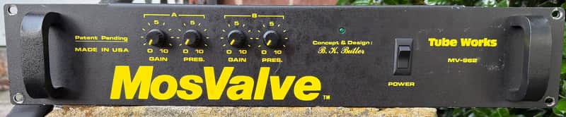 Tube Works MV-962 Mosvalve Stereo Guitar Power Amp Butler Tubeworks image 1