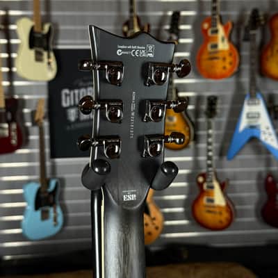 ESP LTD EC-401 QM See Thru Black Satin - 3,292 kg - SN# W22121275 - NEW image 8