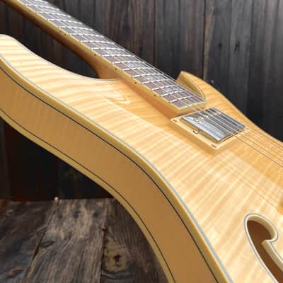 Ultra Rare 2006 Ibanez Awd-102-nt Artcore Custom Natural semi hollow body image 5