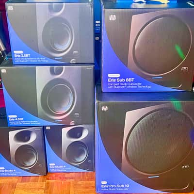 PreSonus Eris Sub 8BT 8-inch Powered Bluetooth Studio Subwoofer/ 1 Year Manufacture image 1