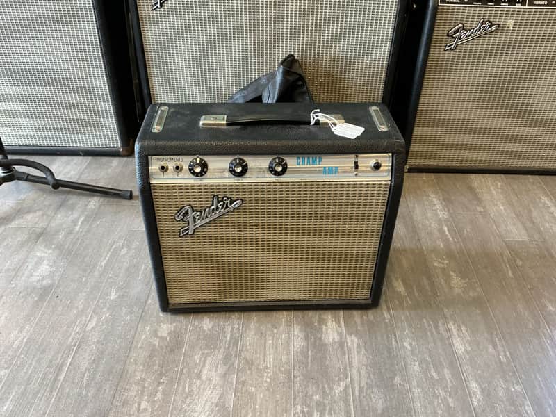 Fender Champ 6-Watt 1x8" Guitar Combo 1970 - 1981 - Silverface used image 1