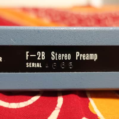 Alembic F-2B All Tube Stereo Preamp image 4