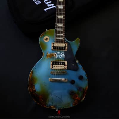 Gibson Les Paul Studio Deluxe II '60s Pelham Blue Aged Relic by East Gloves Customs (Limited Run) image 14