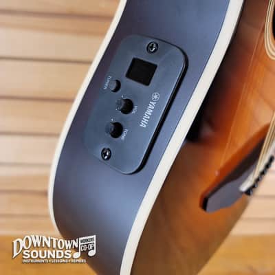 Yamaha APX Thinline Cutaway A/E Guitar - Old Violin Sunburst image 4