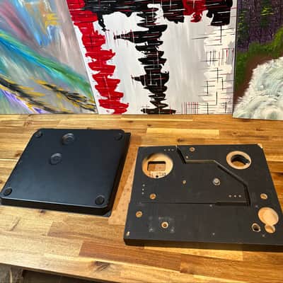 Thorens TD 316 Turntable Black Plinth And Metal Board Part Repair image 7