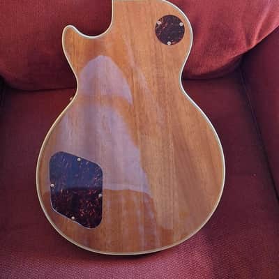 Like New-Epiphone Les Paul Custom KOA Ltd Edition-Natural Finish -WITH MANY CUSTOM UPGRADES, and includes a Genuine Epiphone Hard Shell Case image 2