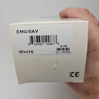 EMG SAV Pickup Strat - White - NEW / Old Stock image 3
