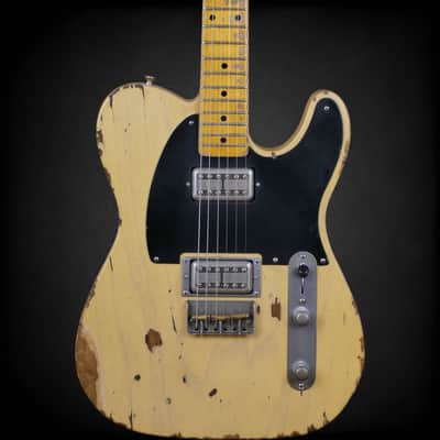 Nash T-2 HB - Heavy Relic Butterscotch Blonde T2HB - Lollartrons - Ash body - With Case image 1