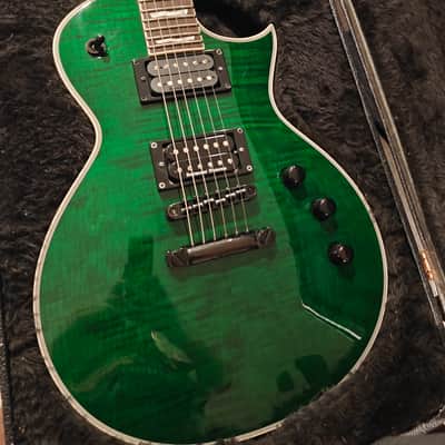 ESP LTD EC-1000 Deluxe See Thru Green 2020 image 2
