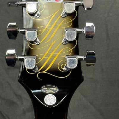 Epiphone Adam Jones Signature Art Series Les Paul Custom 2022 - Mark Ryden’s “The Veil of Bees" / Silverburst image 5