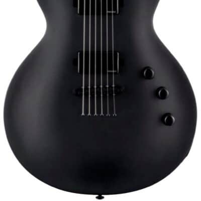ESP LTD EC-1000 Baritone Electric Guitar, Charcoal Metallic Satin image 2