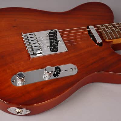Fender American Select Carved Top Koa Telecaster 2012 - Sienna Edge Burst image 16