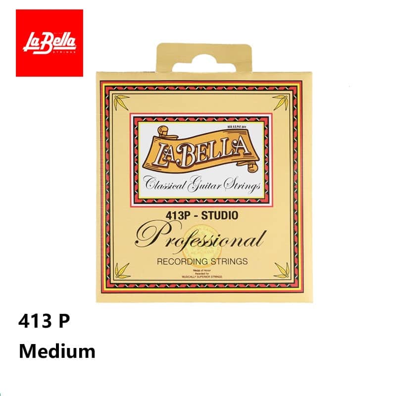La Bella 413P Professional Series Classical Guitar Strings – Clear Nylon image 1