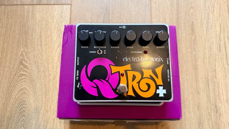 Electro-Harmonix Q-Tron Plus Envelope Filter with Effects Loop 2008 - Present - Black / Purple / Orange image 1