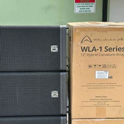 (4) Wharfedale Pro WLA-112-BL Active 12" Line Array #6192 (THS) image 6