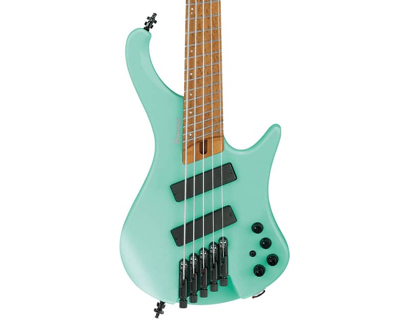 Used Ibanez EHB1005MSSFM EHB Headless 5 String MS - Sea Foam Green Matte image 1