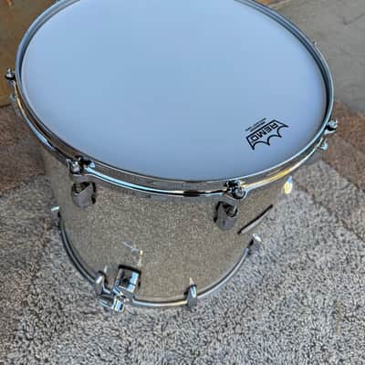 Pearl Music City Custom 16x16" Masters Maple/Gum Floor Tom (MMG1616F) - Bronze Glitter Glass image 8