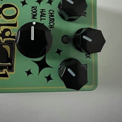 Caline Reverb Digital Guitar Pedal CP-512 Old School Reverb Effect Pedal Lime Green CP512 2024 - Lime Green image 4