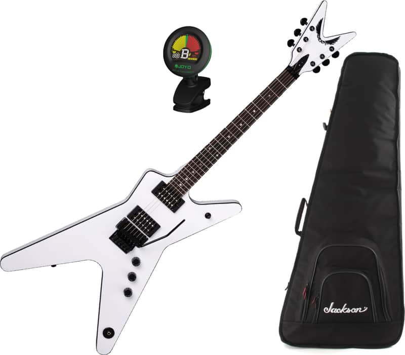 Dean ML 79 floyd Classic White Electric Guitar with Gig Bag and