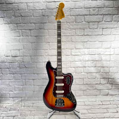 Used: Squier Classic Vibe Bass VI Bass Guitar - Sunburst image 2