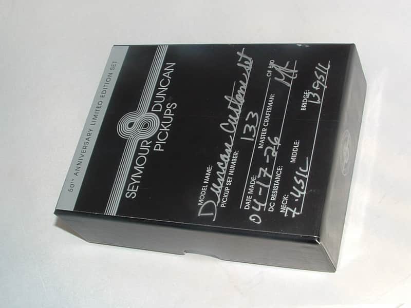 Seymour Duncan 50th Anniversary Limited Edition Duncan Custom Set (Zebra) Set #133 image 1