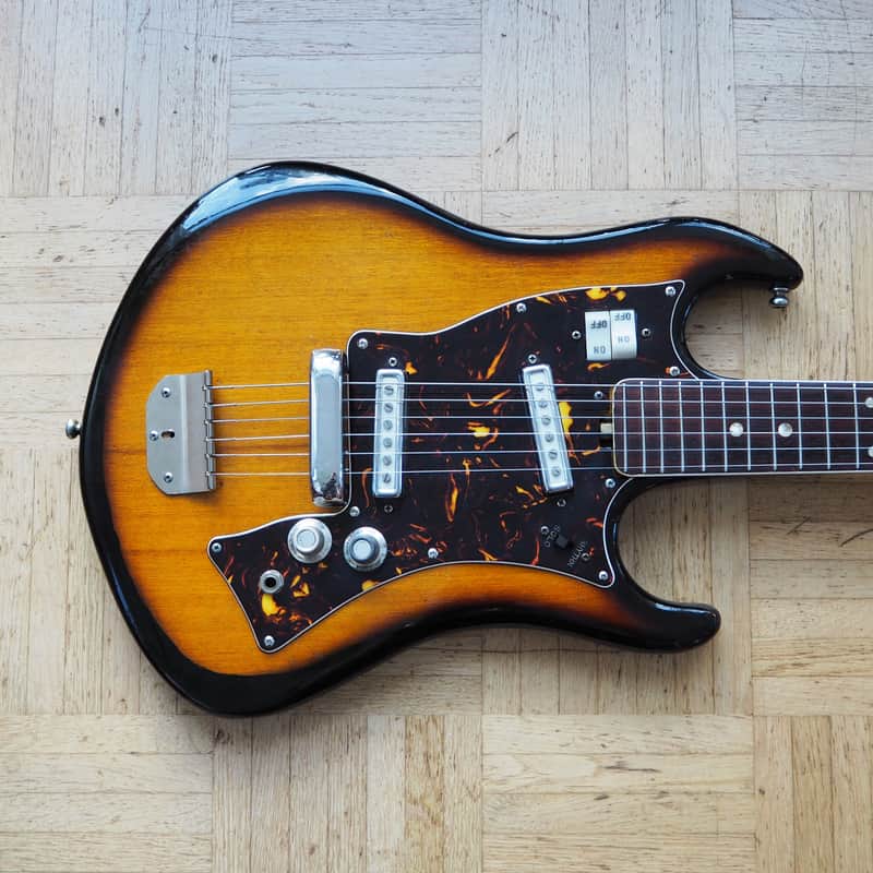 VIDEO! RARE: Norma (Teisco Gen Gakki) EG-400 guitar ~1969 made in