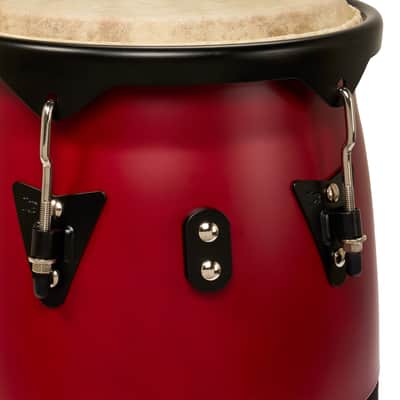 Latin Percussion Discovery II Ultralight 10-11 Conga Set - Red image 4