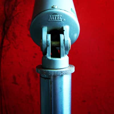 Vintage 1960's Altec 660A dynamic microphone "Salt Shaker" w period stand & cable Hi Z 632C 633A image 11
