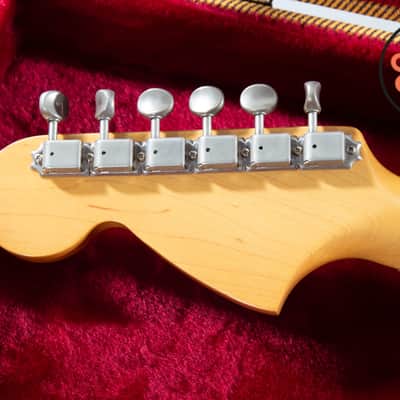1995 Fender Japan MIJ MG69 '69 Mustang Vintage White FujiGen Tweed HSC image 8