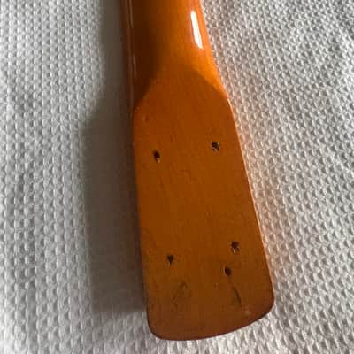 Fender Squier 2025 Affinity 5-String Jazz Bass Guitar NECK, Custom Upgraded with New Vintage 60's Style Nitrocellulose Amber Lacquer Finish, Precision P-Bass image 14