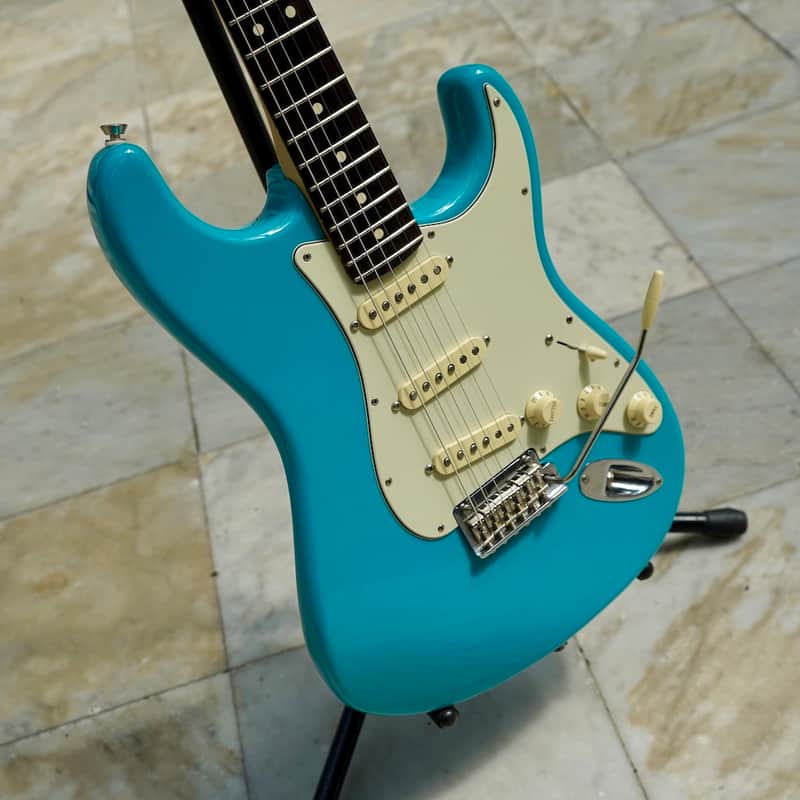 Fender American Professional II Stratocaster with Rosewood Fretboard Miami Blue (2021) image 1