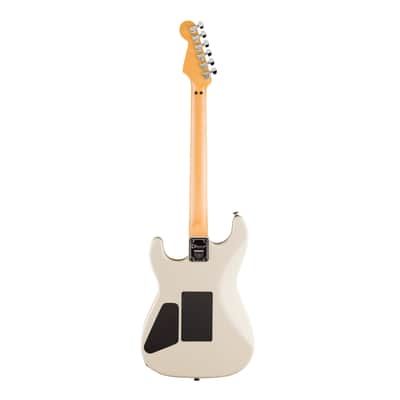 Charvel American Neo-Classic San Dimas SD1 HH FR Maple Fingerboard with Hardshell Gig Bag (Ivory Blitz) image 2