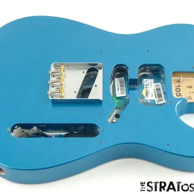 Fender American Professional Classic Tele BODY + HARDWARE Faded Lake Placid Blue image 1