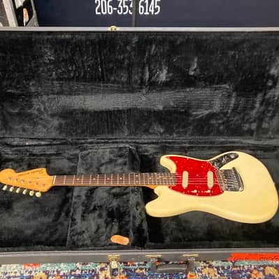 Fender Tom Hamilton's Aerosmith, Mustang Electric Guitar (#27) - Blonde image 5