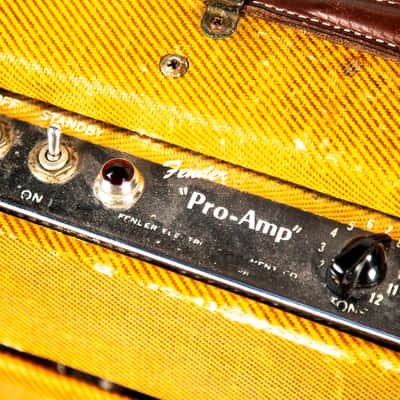 Fender Pro Amp Owned by Brian Setzer image 9