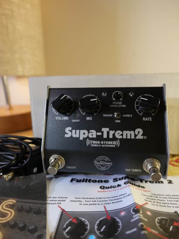 Fulltone Custom Shop Supa Trem 2 2010s - Black image 1