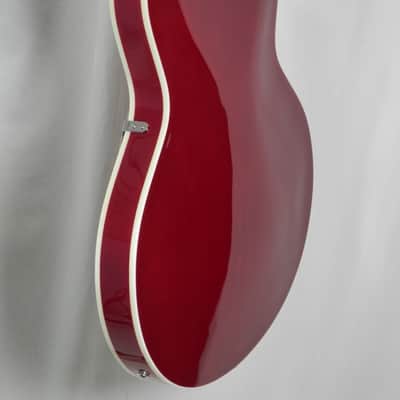 Vox Bobcat V90 Cherry Red Semi-Hollow Electric with case image 6