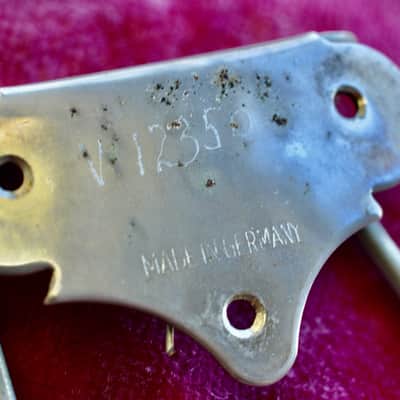 Vintage 1950's - 1960's Hofner Archtop Trapeze Tailpiece - West German made! Rare! image 6