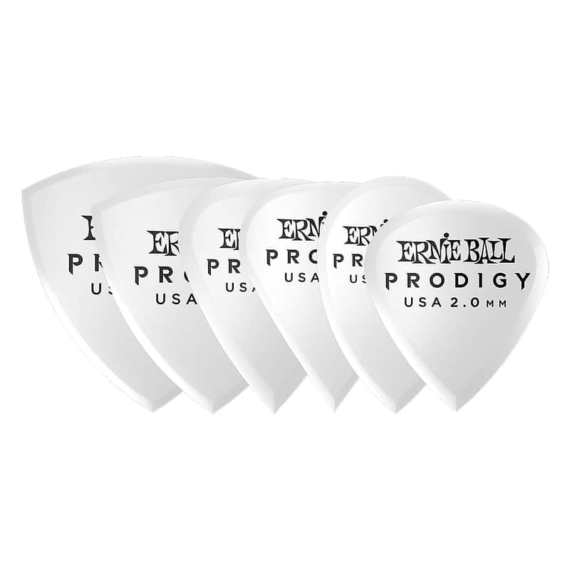 Ernie Ball P09343 Multipack Prodigy Picks - 2.0 mm (6-pack) image 1