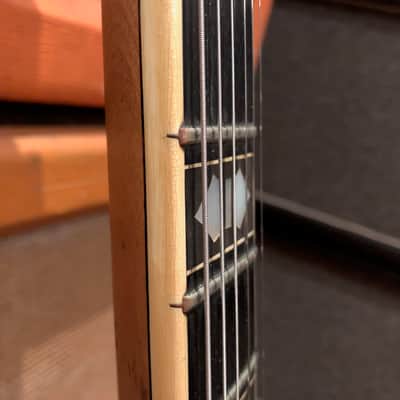 Vintage 1959 Hofner Club 60 Natural Blonde Electric Guitar w/ Bound Ebony Flame image 9