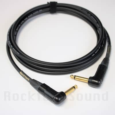 Van Damme XKE Pro Studio Guitar Cable | 30FT | Right to Right Gold Neutrik image 1