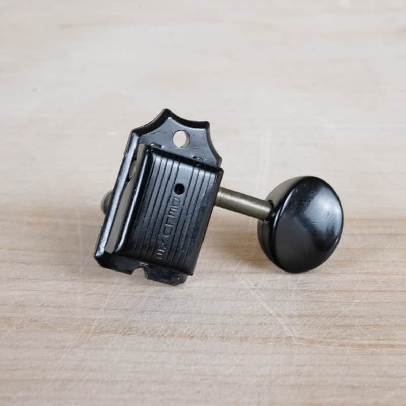Tokai Deluxe Machine Head Black High E Treble Side Tuner for Stratocaster, Telecaster, GoldStar Sound, Silver Star, Tuners Springy Sounds, ect image 1