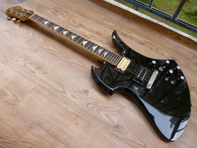 FERNANDES MG-70X レア Electric Guitar Fernandes MG-70X X Japan Hide Black | eBay
