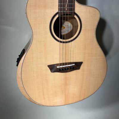 Washburn Acoustic/Electric Bella Tono Suprema Guitar - Natural Finish image 2