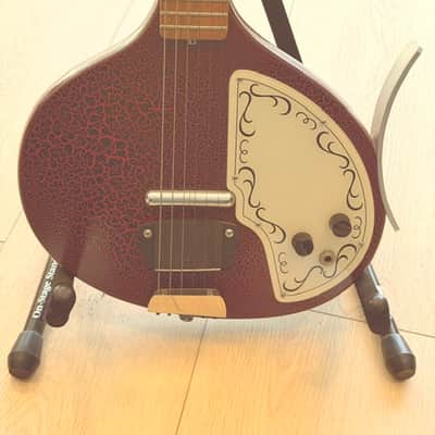 Jerry Jones Baby Sitar - Coral image 1