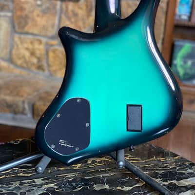 Warwick Dolphin Pro 1 / EARLY 1989 - 4 String / Seaglass Black Burst image 14