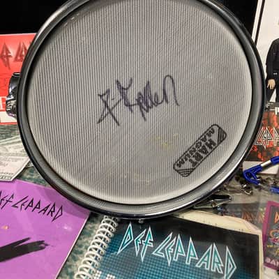 Rick Allen's Def Leppard, Hart Dynamics 8" Trigger Pad Hammered Chrome (RA #2069) 2000s, AUTOGRAPHED!! image 7