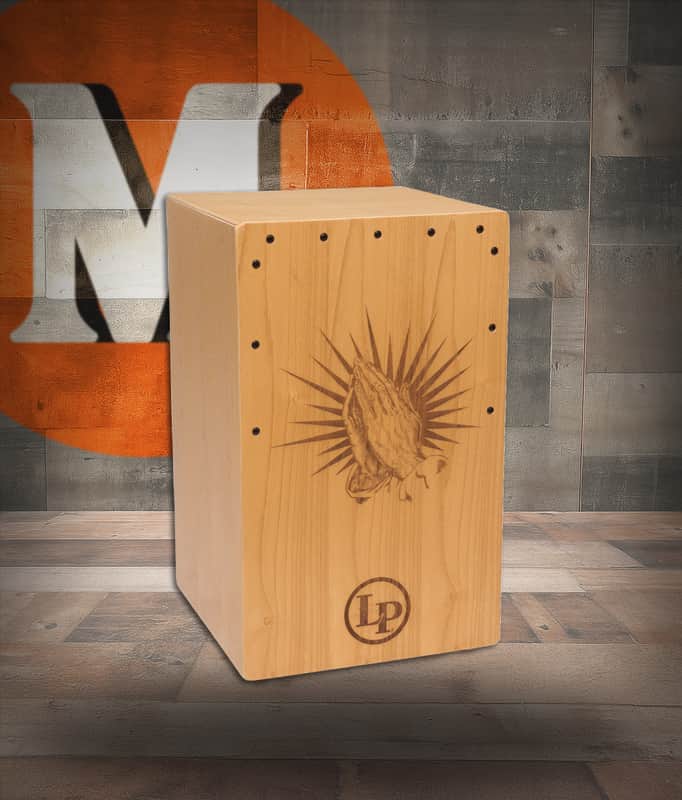 Latin Percussion LP Praying Hands Cajon - Natural (LP1464-PH) image 1